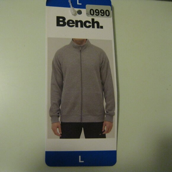 Bench Urbanwear Men's Full Zip Tencel Jacket Long Sleeves, gray, L (0990) - Picture 1 of 10